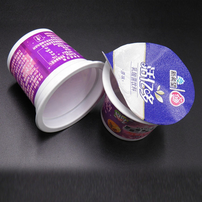 100ml gıda sınıfı plastik bardaklar plastik yoğurt kapaklı bardak plastik tatlı bardaklar