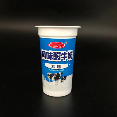 Tek Kullanımlık Dondurma Parfe Plastik Yoğurt Kabı VODKA 230ml 8oz 90mm Folyo Kapak