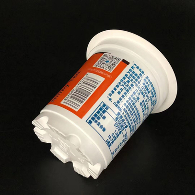 Özel Baskı Soğuk İçecek Plastik Yoğurt Kabı 10oz 320ml Hazır Kesilmiş Kapak