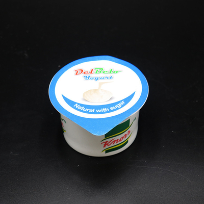 Yoğurt Sızdırmaz Ön Kesilmiş Kapaklar Korozyon Önleyici ISO9001 Kolay Soyulabilir