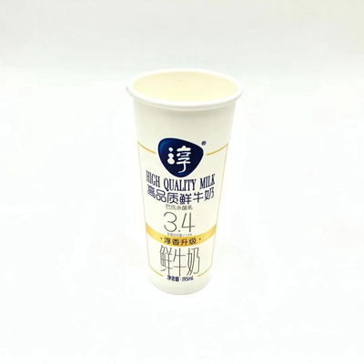 Biyobozunur Bireysel Dondurulmuş Kağıt Yoğurt Bardağı ODM 6oz PP PE Gıda Sınıfı
