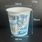 Alüminyum Folyo Kapaklı 120g 125ml Tek Kullanımlık Polistiren Yoğurt Kabı Bardaklar