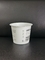 180ml plastik yoğurt IML baskı alüminyum folyo kapağı ve plastik kapağı ile