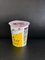 Folyo kapaklı ve plastik kapaklı 150ml plastik yoğurt kabı