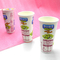 4oz 5oz Dondurulmuş Yoğurt Kağıt Bardakları Dondurma Folyo Mühür Kapak Kokusuz