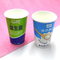 180ml 200ml Kağıt Yoğurt Bardakları Sızdırmaz 6 Oz Kapaklı Dondurma Bardakları