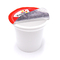 330ml Dondurulmuş Plastik Yoğurt Kabı 32oz Alüminyum Folyo Kapaklı Tek Duvar