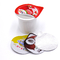 85mm PP Plastik Yoğurt Kabı 140ml Alüminyum Folyo Kapaklı Geri Dönüştürülebilir