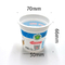 Gıda sınıfı plastik bardaklar 100ml özelleştirilmiş plastik yoğurt süt içecek bardağı alüminyum folyo kapaklı