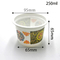 Çin'den fabrikada 250ml Gıda sınıfı PP özel logo yoğurt kabı