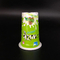 180ml Gıda Sınıfı Yoğurt Plastik Bardaklar Alüminyum Folyo Kapaklı Dondurulmuş Yoğurt Bardakları