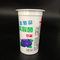 150g PP Plastik yoğurt kabı dondurma kabı folyo kapaklı