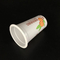 155ml Dondurulmuş yoğurt kapları alüminyum folyo kapaklı plastik kaplar