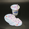 38mic 7.4cm Folyo Yoğurt Kapakları Plastik Bardak İçin Geri Dönüştürülebilir Anti Asit Tazeliği Korumak için