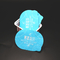Sqare Kabartma Yoğurt Folyo Kapakları Pearlize BOPP Film Geri Dönüştürülebilir Konteyner Kapağı